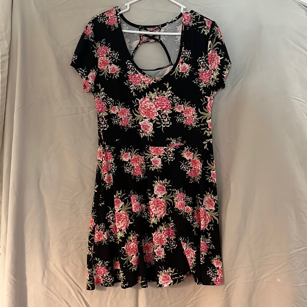 Open back dress